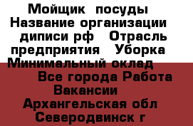 Мойщик  посуды › Название организации ­ диписи.рф › Отрасль предприятия ­ Уборка › Минимальный оклад ­ 20 000 - Все города Работа » Вакансии   . Архангельская обл.,Северодвинск г.